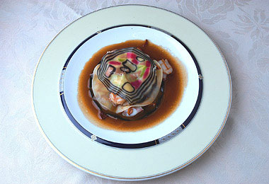 LASAGNE CON SCAMPI, CAPPESANTE E CALAMARETTI